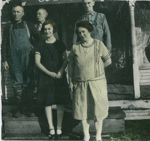 Uncle Bill Bray, Uncle Frank Rice (uncle of Nell),Mildred, N